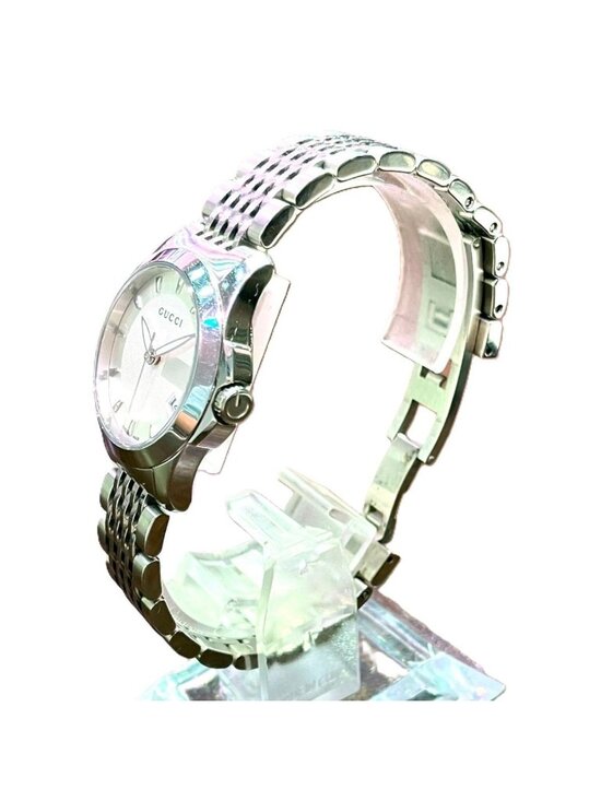 Gucci Timeless Watch SS Quartz White Dial 126.5 main image 6